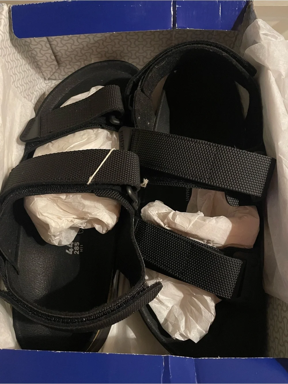 Birkenstock Black Adjustable Strap Sport Sandals
